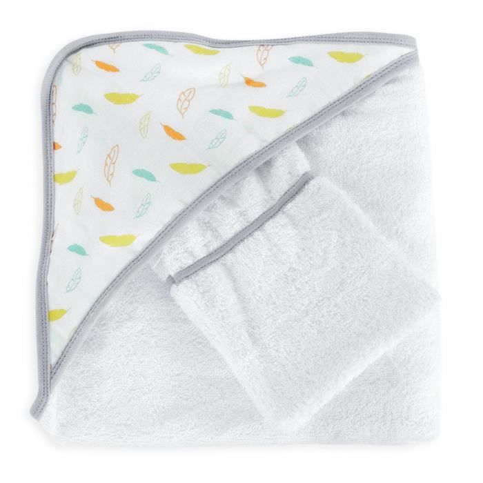 Cape De Bain Bebe Avec Capuche 100 X 100 Cm Gant De Toilette Plumes Blanc Cdiscount Puericulture Eveil Bebe Cape De Bain Bebe Avec Capuche 100 X 100 Cm Gant De Toilette Plumes Blanc Cdiscount Puericulture Eveil Bebe