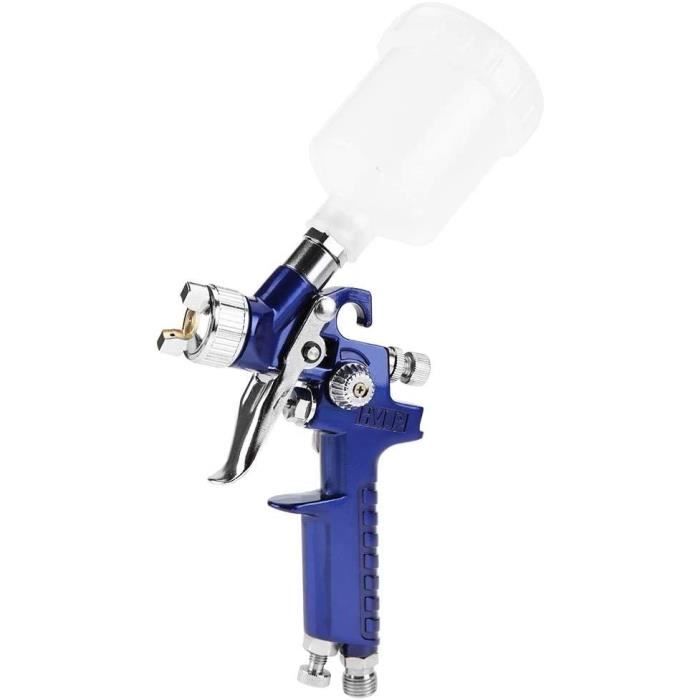 Pistolet À Peinture H-2000a Pulvérisateur Pneumatic Buse 125ml 0.8/1.0mm Réparation Peinture(h-200