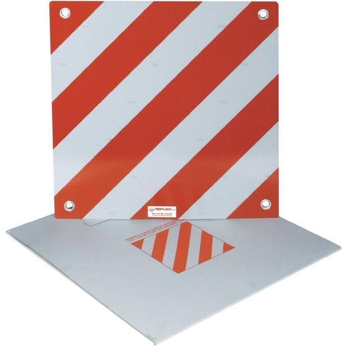 Panneau d'avertissement en alu 500 x 500 mm