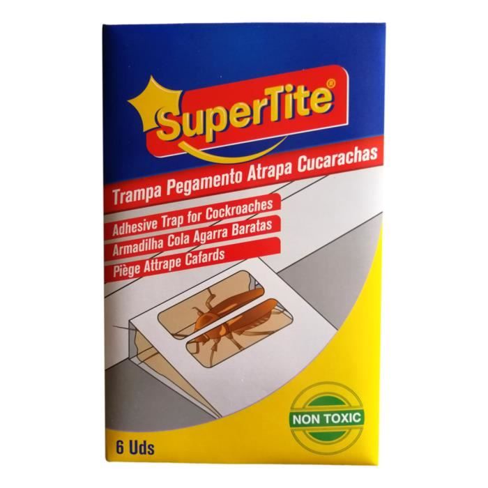 Kit De 6 Pieges A Cafard Professionnels Trap Blattes Avec Colle Glue Cdiscount Au Quotidien