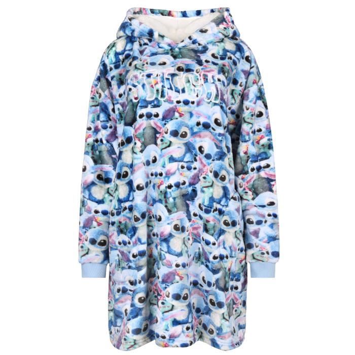 DISNEY Stitch Sweat peignoir couverture avec capuche femme