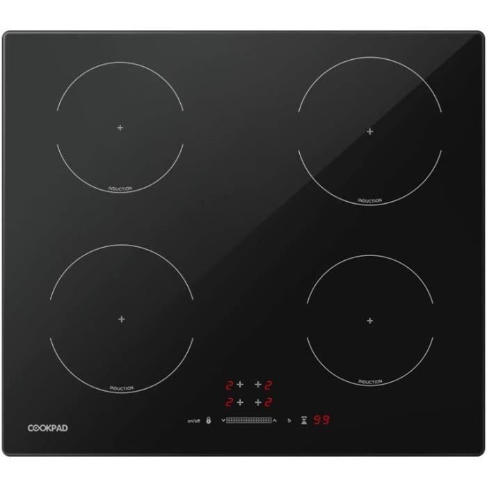 Plan de cuisson à induction de 60 cm 4 feux Plan de cuisson à induction de 60 cm 4 feux