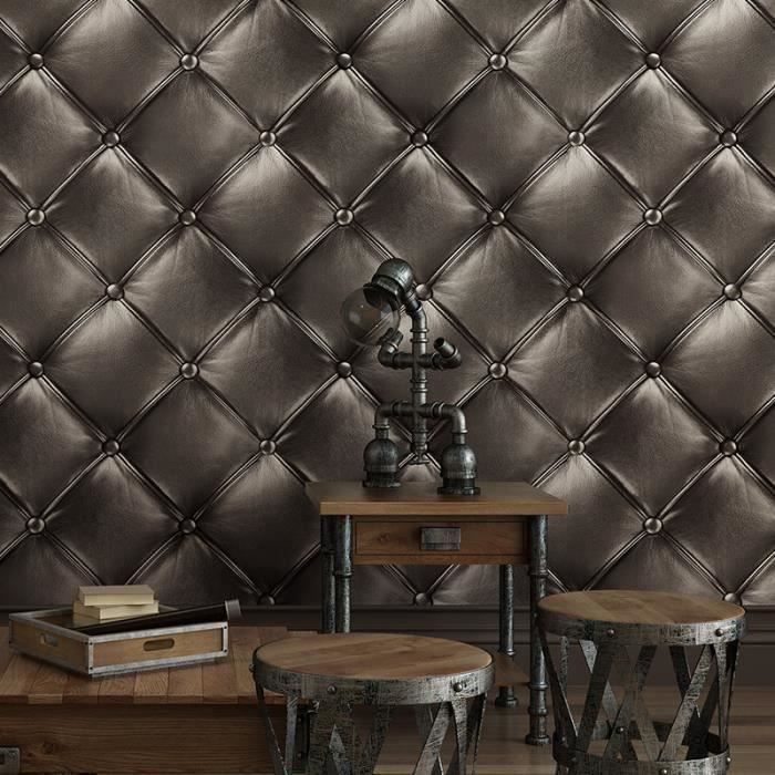 Téléchargement gratuit Images 3d Papier Peint Moderne Trompe L œil Faux Cuir Vinyle Mural actualisé par