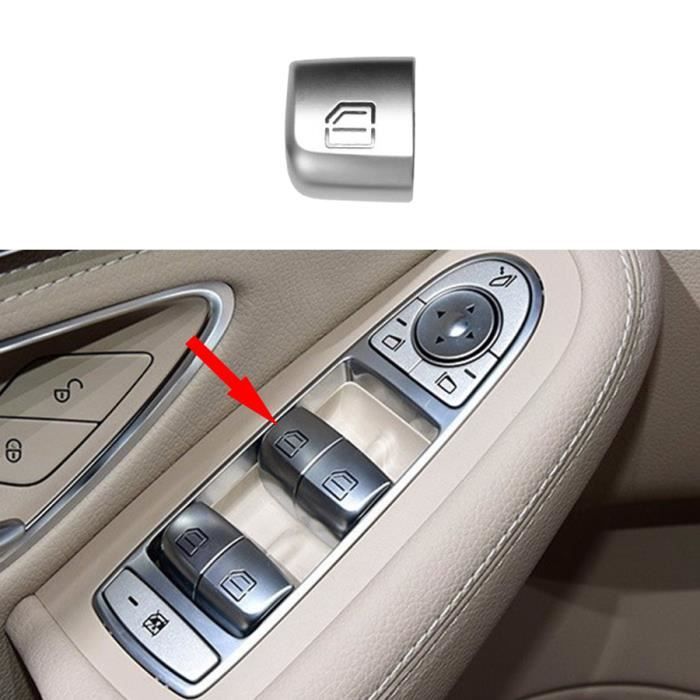 Numéro 1 - Joli à bouton de lève vitre intérieur avec ressort, Mercedes Benz Classe C W205, C180, C200, C260,