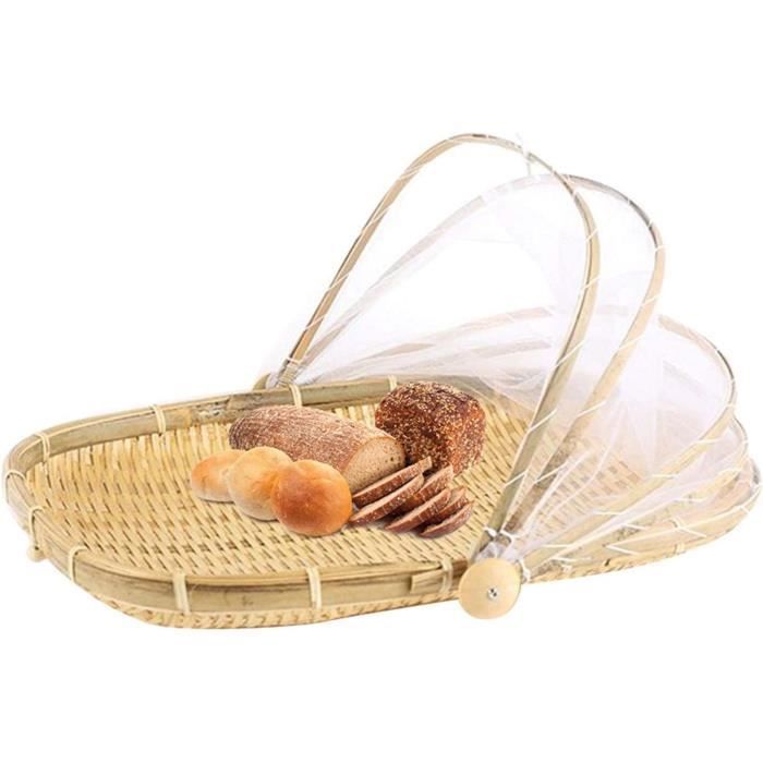 Cloche Alimentaire - DLZAOAO - Pliable - Protection Insectes - 34x29 cm - Style Classique