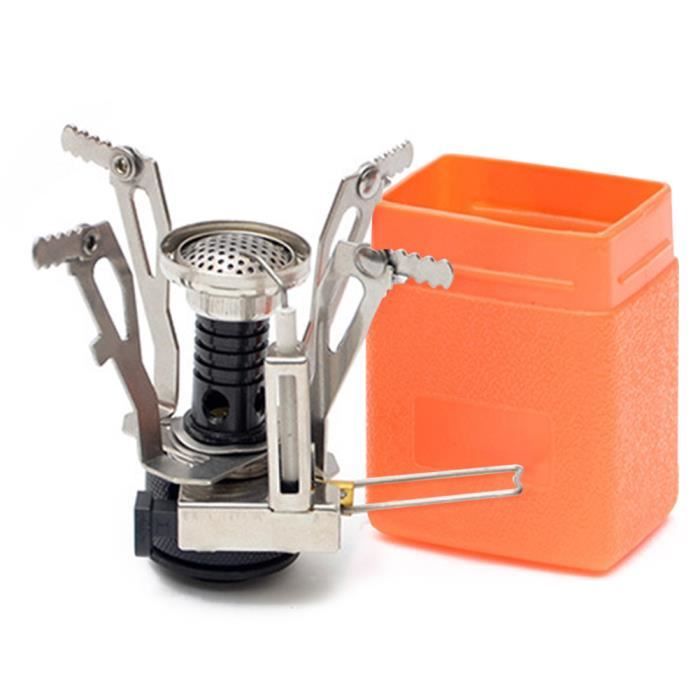Bruleur A Gaz Mini Réchaud De Camping Gaz Portable - Brûleur 3000W Pliable Pour Randonnée Et Pique-nique Brûleur Camping Gaz