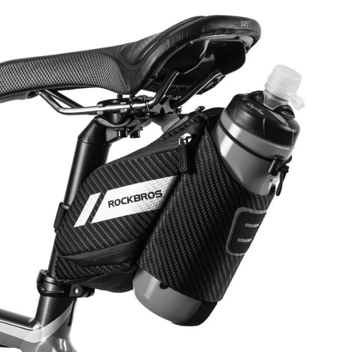 Mini Sacoche De Selle Vélo WEST BIKING étanche 0.5L Vert Foncé - Autobloquante
