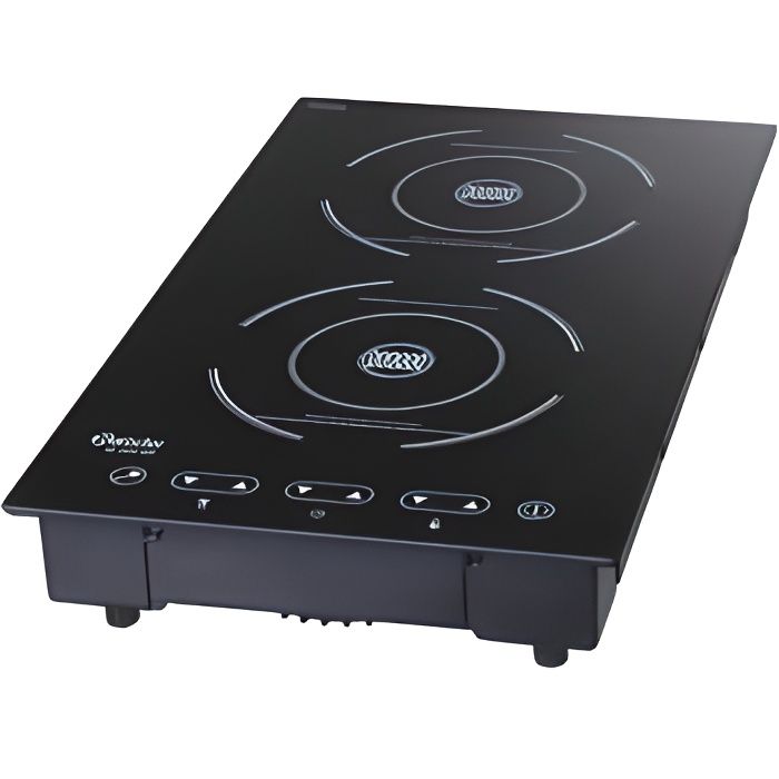 Plaque à induction encastrable Bartscher 2 zones Vitrocéramique