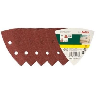 Set de 25 Abrasifs Bosch 2607019488 Accessoires pour Ponceuse delta 25 feuilles abrasives - vue 3