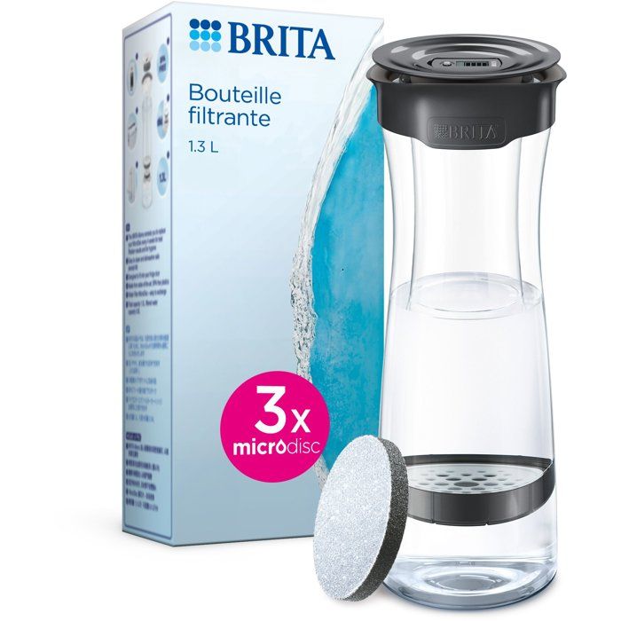 BRITA - Bouteille filtrante gris foncé (1 3 L) -