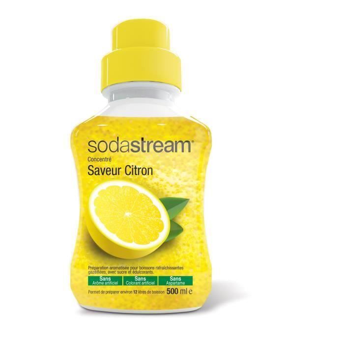 SODASTREAM Sirup Zitrone - 500ml Konzentrat Für Limonade