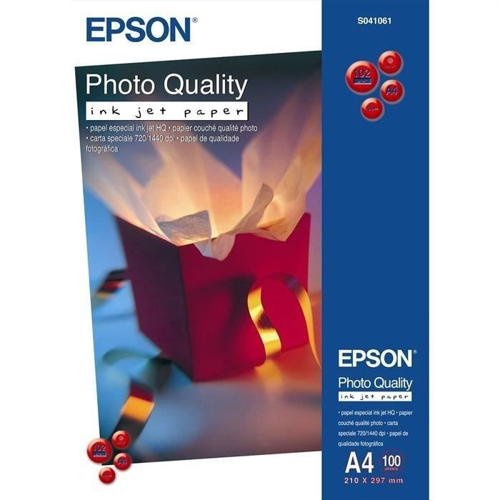 Papier photo couché Epson - 100 feuilles A4 102g