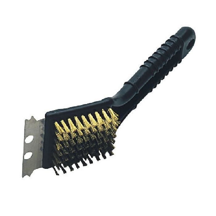 Accessoire de barbecue CAMPINGAZ Brosse pour grille avec manche en plastique Facile à utiliser