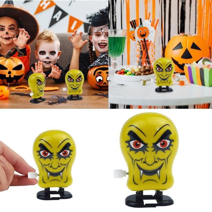 10 Jouets à Remonter Père Noël Mécaniques - Petit Format, Plastique ABS, Pour Décoration Et Amusement - 8