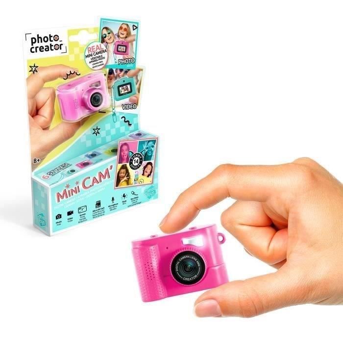 Canal Toys – Photo Creator – Appareil Photo et Vidéo Numérique Mini Cam’ – Compact avec Porte clé et Carte SD 1Go Incluse – CLK 06