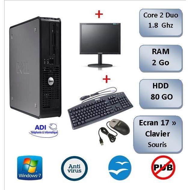 Dell Optiplex 745 + Ecran + Clavier + souris - Dell