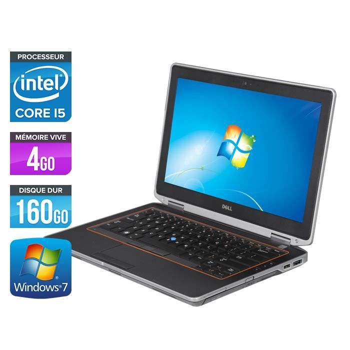 Top achat PC Portable Dell E6320 - 13,3' - Core i5 2,5GHz -4Go -160Go pas cher
