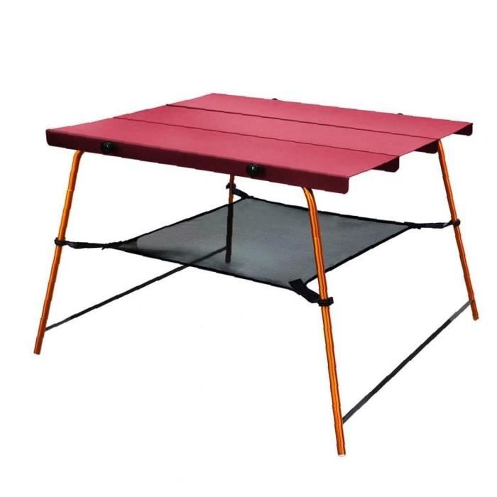 Table Pliante D’extérieur En Aluminium – Ultra Légère Pour Randonnée, Camping, Pêche - 1