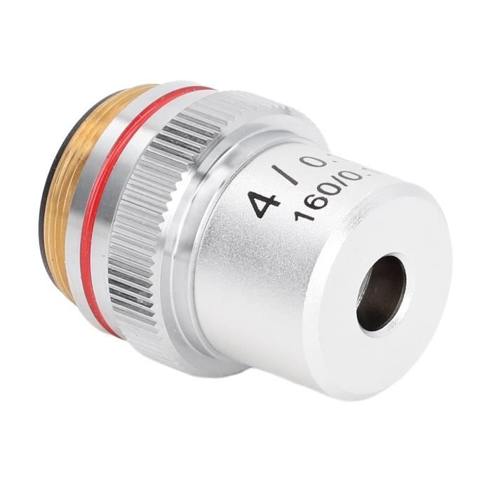 Objectif De Microscope 40X Achromatique 185 - Lentille Biologique 160/0.17 Anti-Reflets