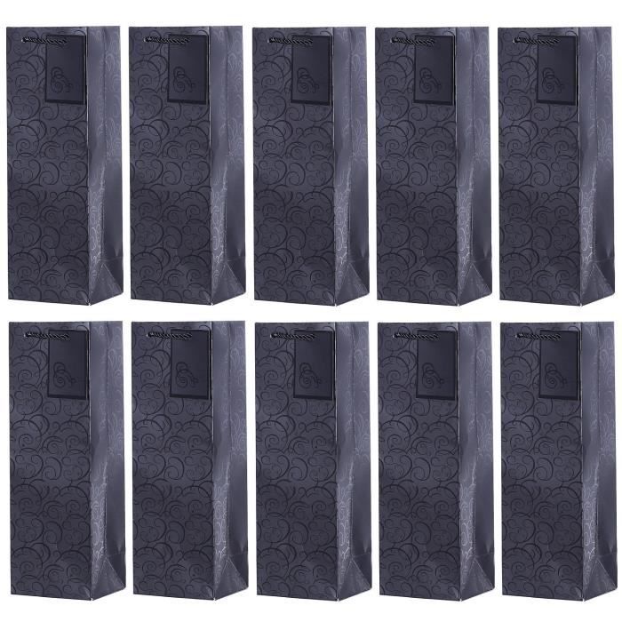 XiYee Pochette Cadeau Bouteille, 10 Pack Pochettes Cadeaux