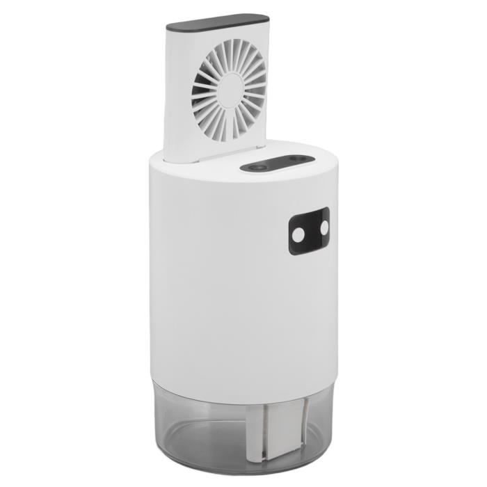 Humidificateur Pour Volant De Badminton – Rechargeable, Réservoir D'eau, Minuterie 8-15s, Compact 6,5x3,5 Cm, 54 G – Blanc