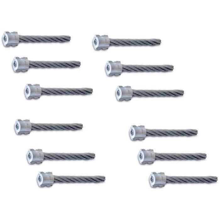 24 jeux de 8 brins de rechange pour têtes de désherbage métal WEEDGO2 (notre référence 1600307)