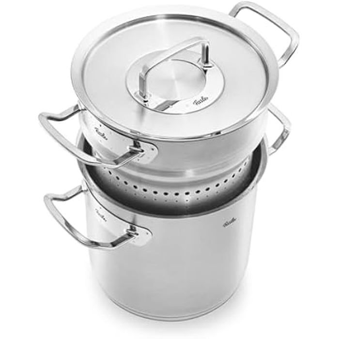 Rôtissoire/poêle Fissler En Acier Inoxydable 18/10 - Diamètre 38 Cm - Compatible Induction - Neuf