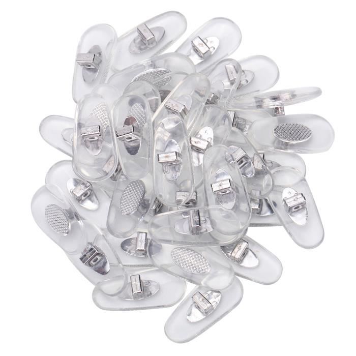 Garosa plaquette nasale pour lunettes de soleil 20 paires de plaquettes de nez antid rapantes insertion souple lunettes