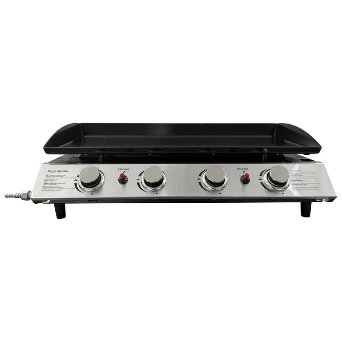 Plancha au gaz VALENCIA - 4 brûleurs 10kW