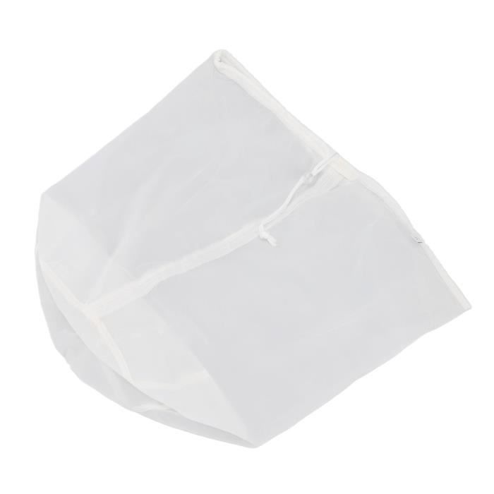 Lot De 2 Sacs De Brassage Bière - 20x30cm Et 40x50cm - Coton Bio - Pour Bière, Vin, Fromage