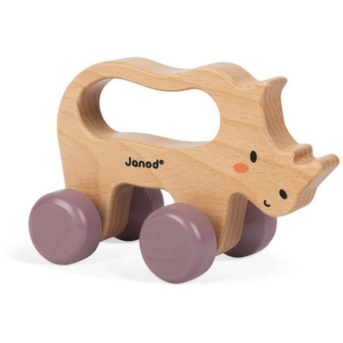 Rhino Promener jouet en bois Jeux premier ge Jeux de