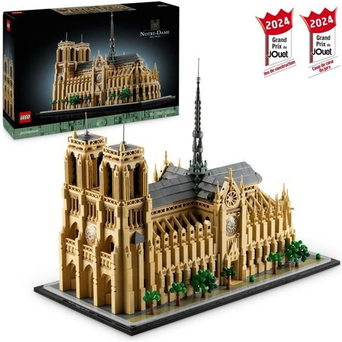 LEGO Architecture 21061 Notre Dame de Paris Set de Construction pour Adultes