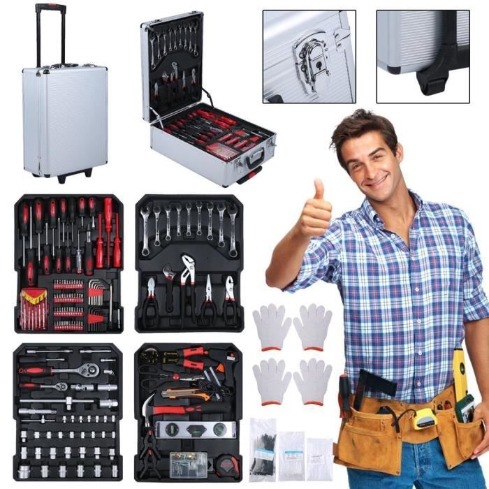 Coffret d'outils 128 pièces FAMEX - PROFESSIONAL, mallette complète, 418-18 | Leroy Merlin