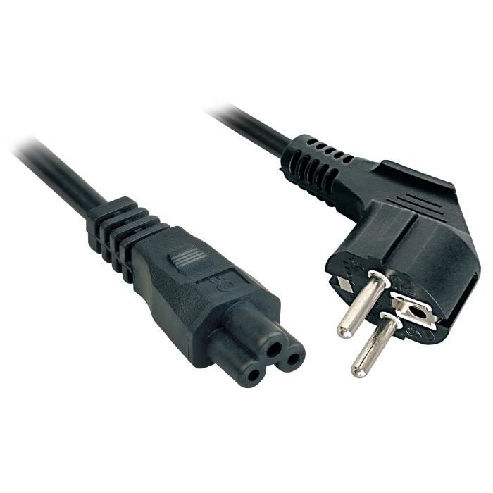 LINDY Câble secteur IEC C5 pour Notebooks - 3m