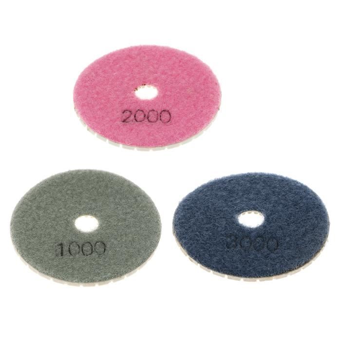 Lot De 3 Tampons Diamantés K200 Ø50 Mm Proxxon – Ponçage & Polissage Granit, Marbre, Céramique