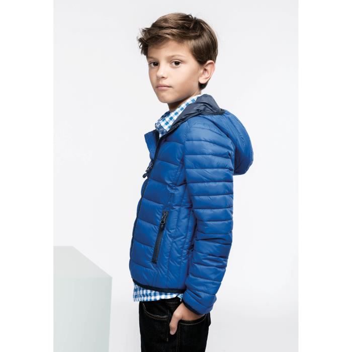 Doudoune Legere Capuche Enfant Light Royal Blue Light Royal Blue Cdiscount Pret A Porter
