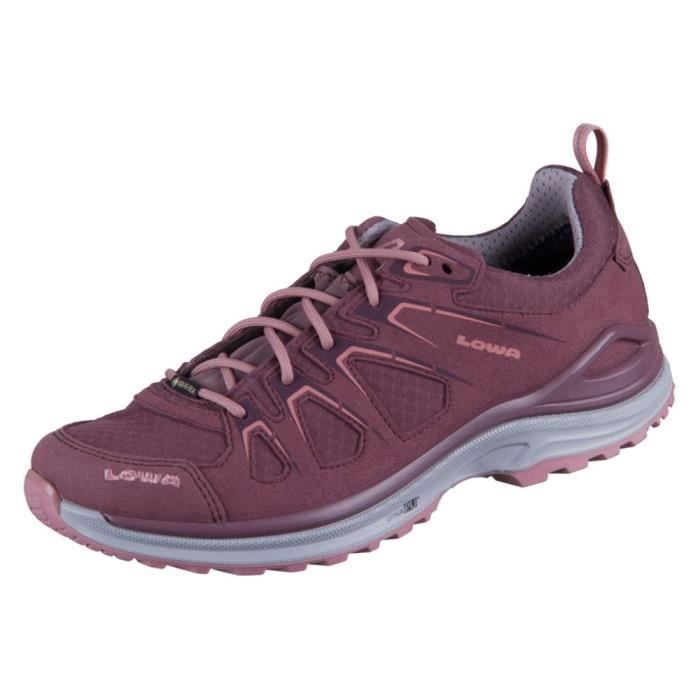 Chaussures de Randonnée LOWA Innox Evo Gtx Cerise - Femme/Adulte - Rouge - Respirant Chaussures de Randonnée LOWA Innox Evo Gtx Cerise - Femme/Adulte - Rouge - Respirant