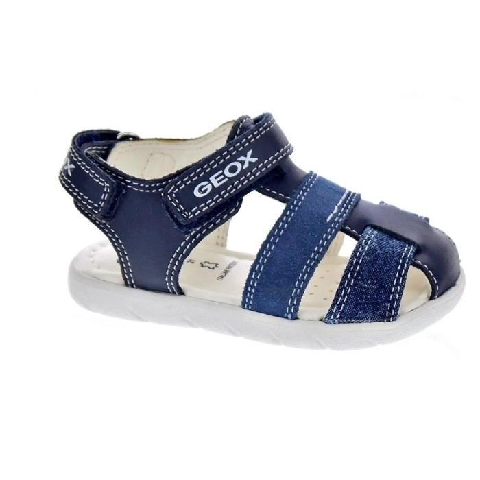 Sandales Geox Sandal Alul Garcon Bleu 22 Bleu Cdiscount