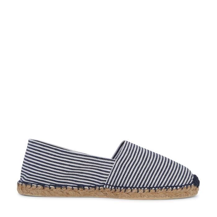 Espadrilles rayées Marine - Cdiscount