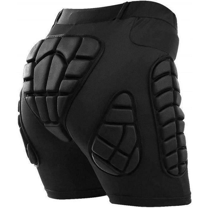 Short de Protection Hip Pad Sous Vetement de Ski Cyclisme Patinage Snowboard Skating Roller Velo VTT Moto Descente Rugby Cuissard Noir Cdiscount Sport