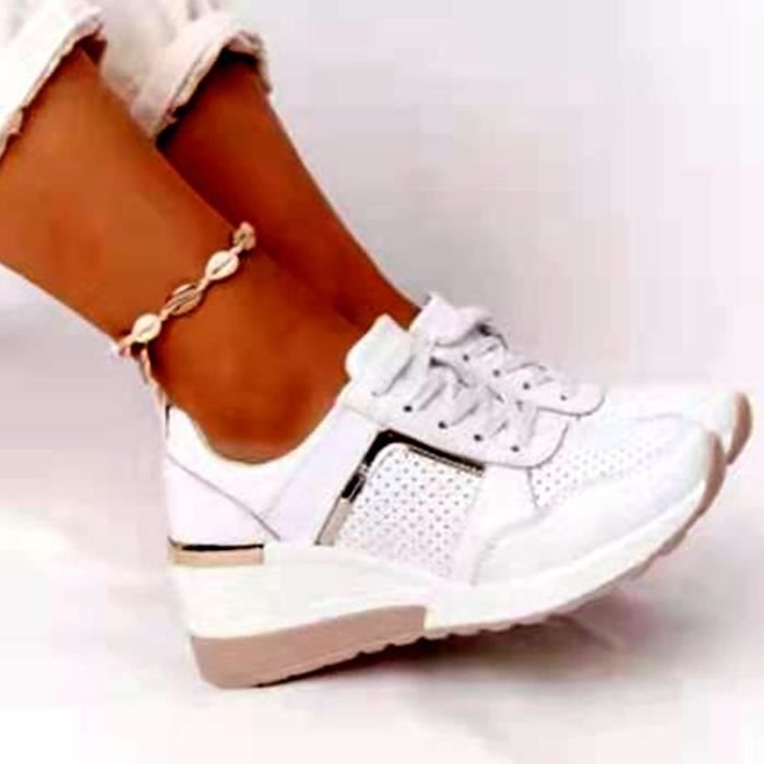 Chaussea basket femme compensée sale