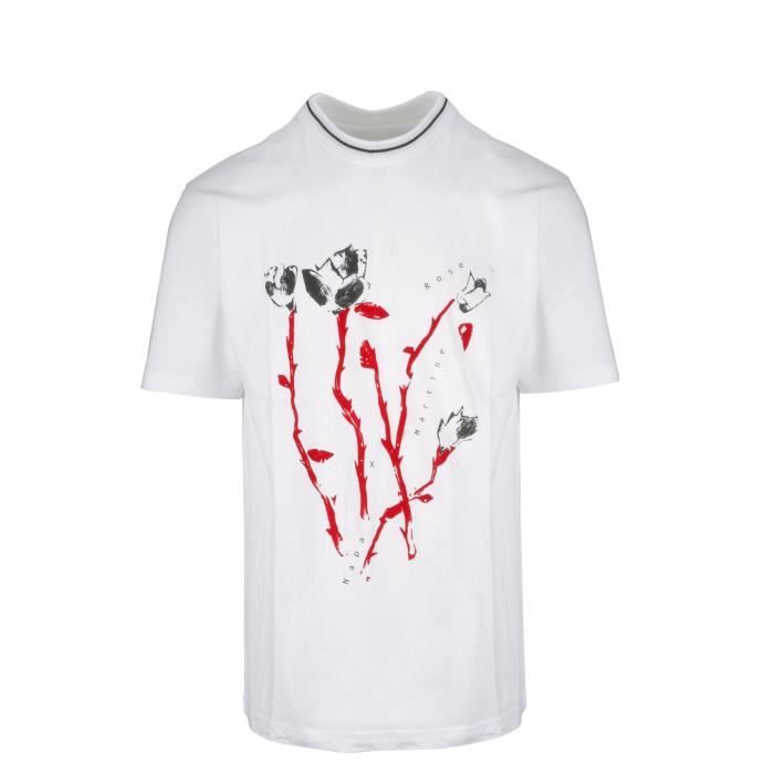 Homme Vêtements T-shirts T-shirts à manches courtes Martine t-shirt Coton Martine Rose pour homme en coloris Blanc 