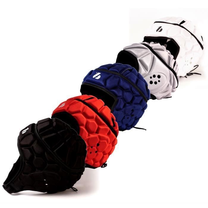 Casque Rugby Rembourré Réglable – Protection Tête Légère Pour Sports De Contact