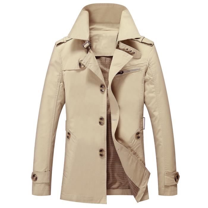 trench homme grande taille