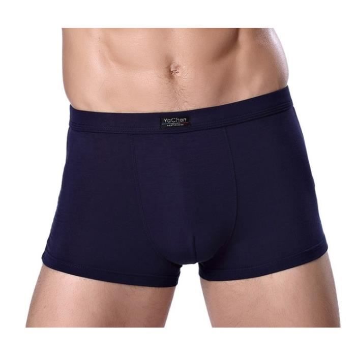 Boxer Homme Blanc Hoerev Lot De 4 Sous-vêtements En Fibre De Bambou Pour Hommes Boxer Taille Haute Homme