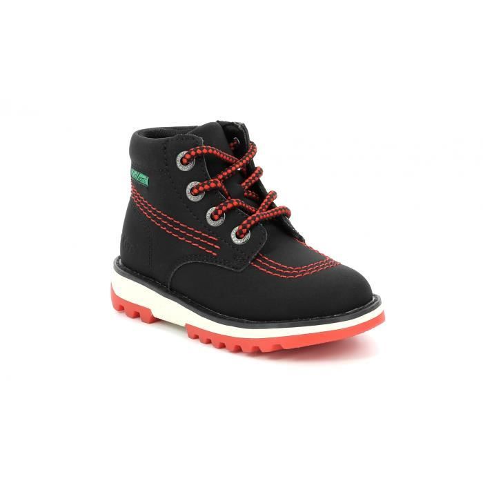 Chaussures Kickers Kickrally20 Pour Enfant - Modèle Oxford Plat - Mixte - Pour Tous Les Jours - 5