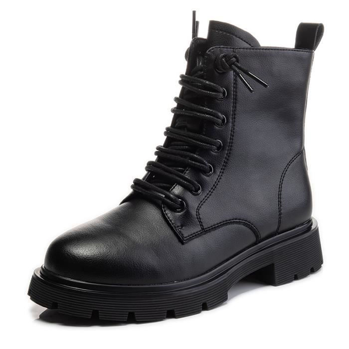 Nouveau style bottines femme cuir Haut de gamme chaussures femme