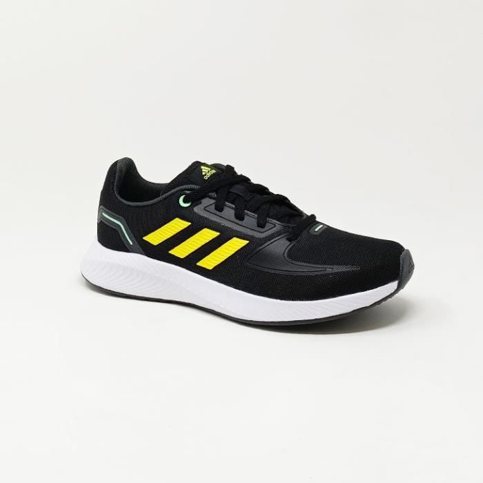 ADIDAS RUNFALCON 2.0 NOIR JAUNE CS Cdiscount Sport