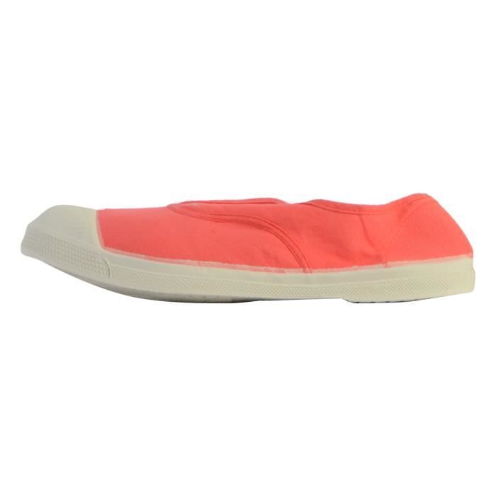 Tennis Bensimon Femme Elly Flamingo Basse Lacets Confort