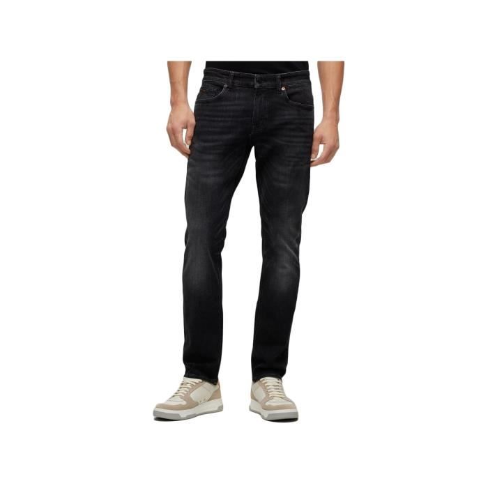 Jeans Boss - Homme Boss - Stretch gris charbon - Boss Noir - Jean - Vetement Boss